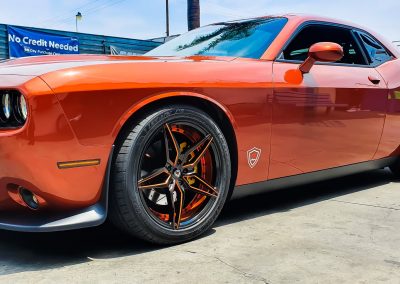 Aftermarket Wheels on a Car