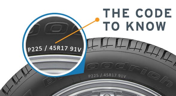 sizes of tires